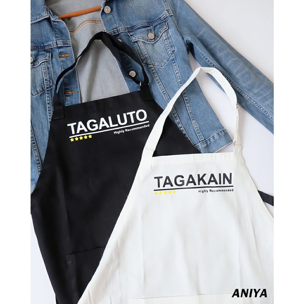 ANIYA CLOTHING Tagahugas Tagaluto Tagakain Highly Recommended Apron Unisex Apron