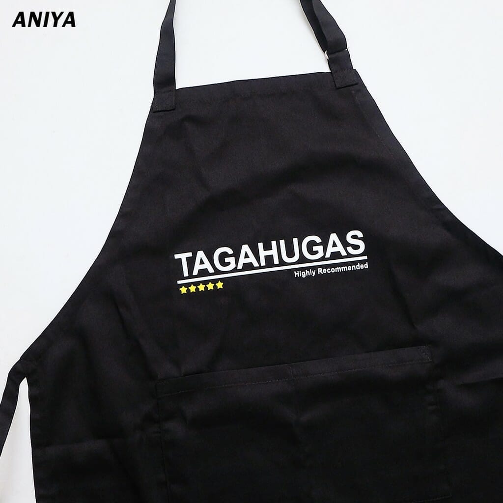ANIYA CLOTHING Tagahugas Tagaluto Tagakain Highly Recommended Apron Unisex Apron