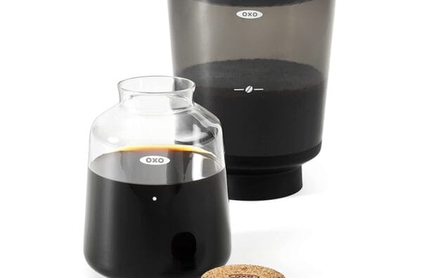 OXO Compact Cold Brew Coffee Maker disassembled