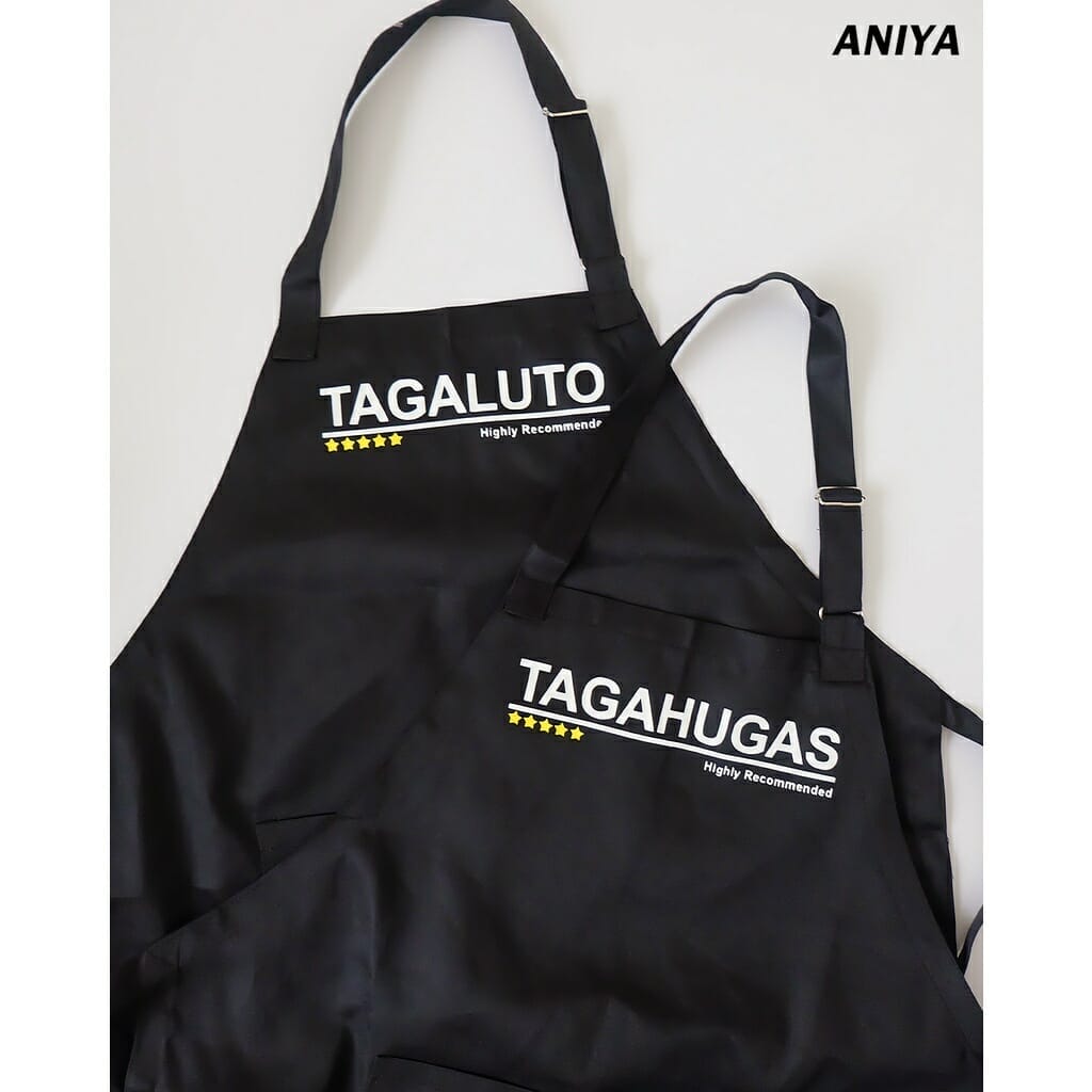 ANIYA CLOTHING Tagahugas Tagaluto Tagakain Highly Recommended Apron Unisex Apron