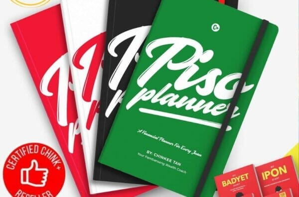 2023 / 2024 / 2025 Edition Piso Planner with 4 Diary Books Bundle by Chinkee Tan