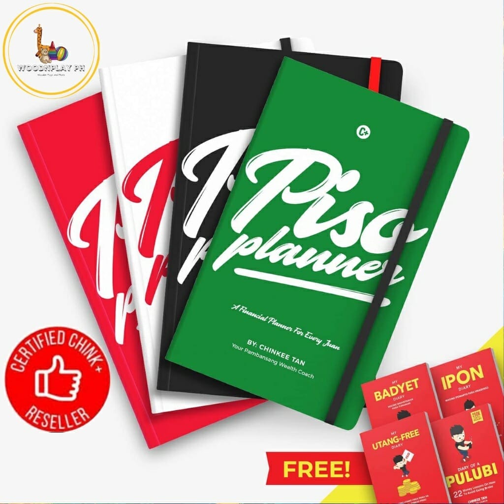 2023 / 2024 / 2025 Edition Piso Planner with 4 Diary Books Bundle by Chinkee Tan