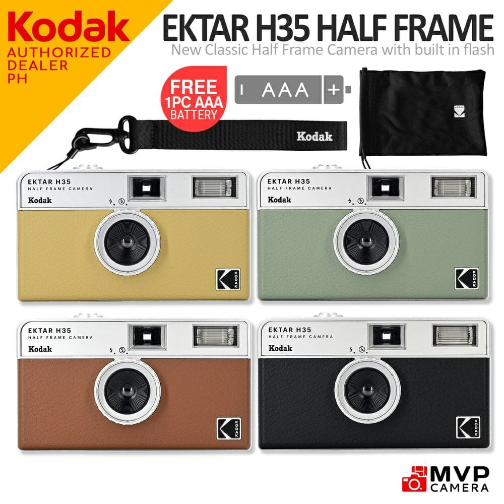 KODAK EKTAR H35 HALF FRAME Reusable Analogue Point Shoot 135 35mm Film MVP CAMERA