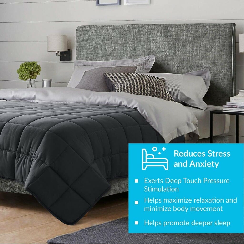 Weighted Blanket for Anxiety Autism ADHD Calming Gravity Tranquility Blankets for Adults/Kids