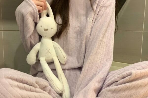 Pajamas Terno Sleepwear for Women Tops Long Pants Loungewear