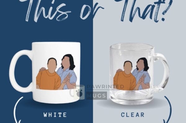 This or that Customized Vector Art Mug.