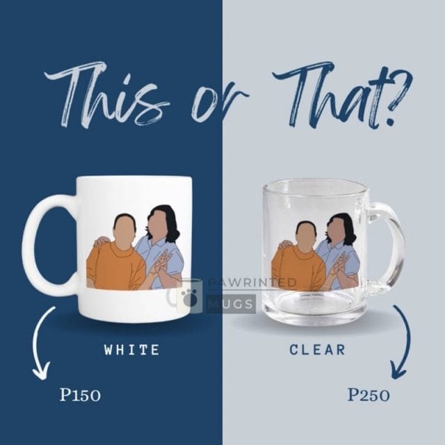 This or that Customized Vector Art Mug.