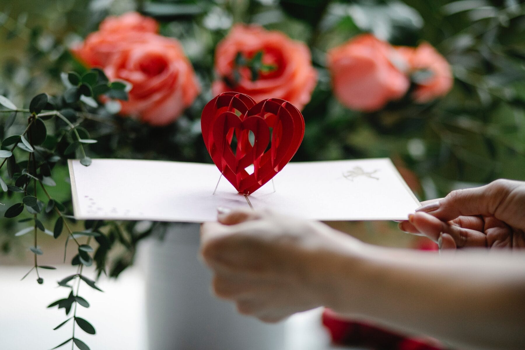 A person holding a valentine gift Philippines.